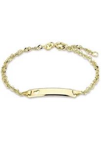 Goldarmband Amor "Herz, 2023800" Armbänder Gr. Gelbgold 375, goldfarben (gelbgoldfarben) Damen Made in Germany