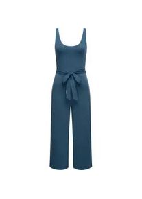 Jumpsuit Ragwear "Lisseta" Gr. XL (42), Normalgrößen, blau (petrol) Damen Overalls Langer Overall mit Bindegürtel