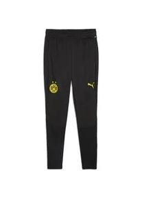 Sporthose Puma "Borussia Dortmund Trainingshose Herren" Gr. S, Normalgrößen, gelb (schwarz faster gelb) Herren Hosen