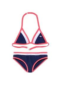 Triangel-Bikini Kangaroos "Energy Kids" Gr. 146/152, N-Gr, bunt (marine-weiß-pink) Kinder Bikini-Sets im coolen Colorblocking-Design