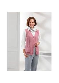 WITT Strickweste CLASSIC Gr. 54, rosa (altrosa) Damen Westen