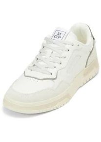 Marc O'Polo Sneaker MARC O'POLO "aus Rindleder mit Struktur-Mix" Gr. 45, grau Herren Schuhe