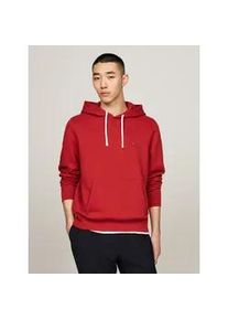 Hoodie Tommy Hilfiger "ESSENTIAL FLEECE HOODY" Gr. XXXL, rot (schwarz magma) Herren Sweatshirts