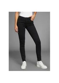 Skinny-fit-Jeans Arizona "Ultra-Stretch" Gr. 36, N-Gr, schwarz Damen Jeans Mid Waist Bestseller