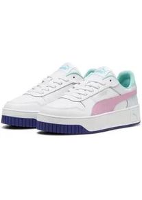 Sneaker Puma "Carina Street Sneakers Mädchen" Gr. 37, weiß (white mauved out mint pink green) Kinder Schuhe