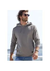 Hoodie John Devin Gr. XL (56/58), grau Herren Sweatshirts Langarm, Sweatshirt mit Rundhals und Kapuze, Baumwollmischung