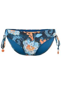 Bikini Bottom Seafolly Spring Festival Loop Tie Side Pant Damen (Gr 34 |blau)