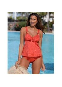 Tankini feel good Gr. 48, Cup C, orange (terra) Damen Bikini-Sets