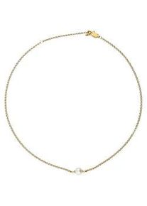 Collier Vivance "Perle" Halsketten Gr. Edelstahl, goldfarben Damen