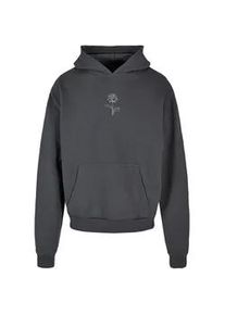 Kapuzensweatshirt Merchcode "Merchcode Herren Rose Ultra Heavy Hoody" Gr. 4XL, grau (schwarzgrau) Herren Sweatshirts