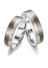 Partnerring MARRYA "Tantal Ringe Trauringe Eheringe Partnerringe" Fingerringe Gr. 54, Tantal, goldfarben (herren ring, silber, gold) Damen