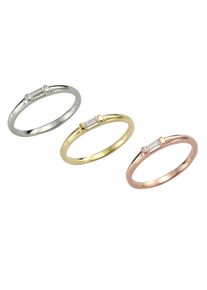 Vivance Damen Fingerring "925 Silber dreifarbig Zirkonia weiß", 054 (17,2), Silber 925 (Sterlingsilber), bunt, Silber 925 (Sterlingsilber),