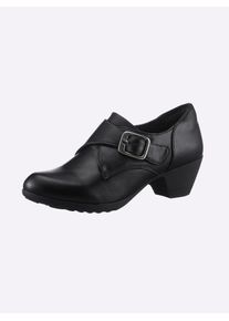Andrea Conti Damen Hochfrontpumps, Gr. 42, schwarz, Lederimitat, feminin, Schuhe