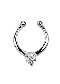 Adelia´s ADELIA ́S Damen Nasenpiercing "Piercing Nasenpiercing", silber, modisch, Silber 925 (Sterlingsilber), Piercings, Klemmring aus 925 Silber