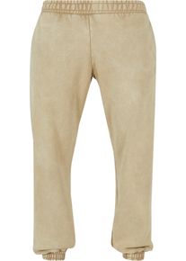 Urban Classics Herren Jogginghose "Urban Classics Herren Heavy Stone Washed Sweatpants", beige, Gr. XL, unifarben, 70% Baumwolle, 30% Polyester, Hosen