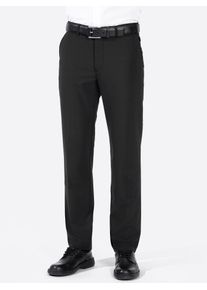 Herren Webhose, schwarz, Gr. 25, unifarben, 75% Polyester, 25% Schurwolle, Hosen
