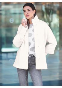 Heine Damen Langjacke, beige, Gr. 44, unifarben, 100% Polyester, Bündchen:100% Polyacryl, Kragen:100% Polyacryl, Jacken