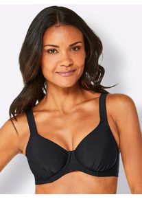 feel good Damen Bügel-Bikini-Top, schwarz, Gr. 40, Elasthan, Polyamid, Bikini-Oberteile
