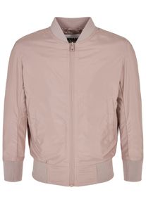 Urban Classics Mädchen Anorak "Urban Classics Damen Girls Light Bomber Jacket", rosa, casual, Gr. 122, unifarben, 100% Polyester, Jacken