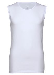 OLYMP Herren T-Shirt "Casual", weiß, Basic, Gr. S, unifarben, Obermaterial: 94% Baumwolle, 6% Elasthan, Shirts, Rundhalsausschnitt, Ideal zum