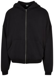 Urban Classics Herren Sweatjacke "Urban Classics Herren 90's Zip Hoody", schwarz, Gr. XL, unifarben, 65% Baumwolle, 35% Polyester, Sweatjacken