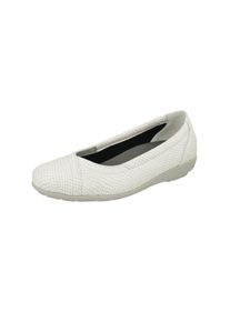 Natural Feet Damen Ballerina "Collien", Gr. 41, weiß, Leder, elegant, Schuhe, mit stoßhemmender Sohle