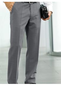 Herren Webhose, grau, Gr. 50, unifarben, 75% Polyester, 25% Schurwolle, Hosen