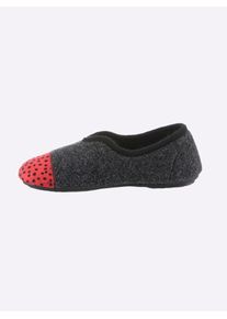 Casual Looks Damen Hausschuh, Gr. 38, rot, Textil, sportlich, Schuhe