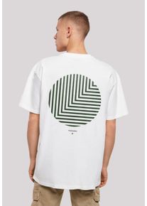 F4NT4STIC Herren T-Shirt "Geometrics Grau", weiß, casual, Gr. XXXL, Obermaterial: 100% Baumwolle, Shirts, Print
