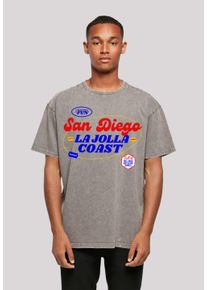 F4NT4STIC Herren T-Shirt "San Diego", grau, casual, Gr. M, Obermaterial: 100% Baumwolle, Shirts, Print