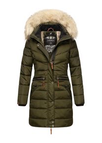 Navahoo Damen Steppmantel "Paula", grün, modisch, Gr. M, Oberstoff: 100% Polyester, Futter: 100% Polyester, Wattierung: 100% Polyester, Ärmelfutter:
