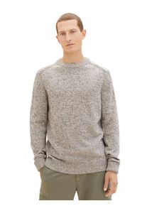 Tom Tailor Herren Rundhalspullover, bunt, casual, Gr. M, Strick, Obermaterial: 100% Baumwolle, Pullover, mit toller Mouliné-Struktur