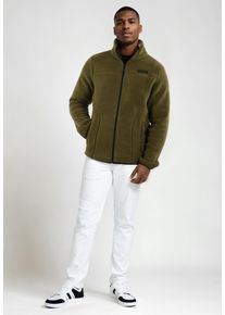 Arctic Seven Herren Fleecejacke "ASWarmy", grün, Gr. XXL, Obermaterial: 100% Polyester, Innenmaterial: 100% Polyester, Jacken, Aus hochwertigem