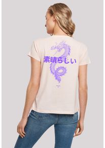 F4NT4STIC Damen T-Shirt "Drache", pink, casual, Gr. XXL, Obermaterial: 100% Baumwolle, Shirts, Print