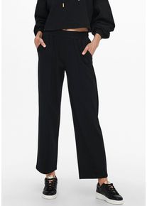Only Damen Jogger Pants "ONLPOPTRASH-SUKI LIFE MW PANT PNT", schwarz, casual, Gr. XL, unifarben, Sweatware, Obermaterial: 63% Viskose, 32% Nylon, 5%