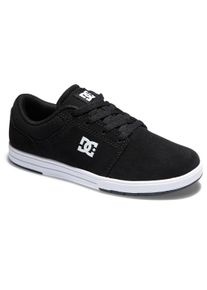 DC Shoes Kinder Sneaker "Crisis 2", Gr. 13,5, schwarz-weiß, Obermaterial: Leder (Kuh) / Futter: Textil / Außensohle: Gummi, Schuhe