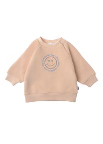 Liliput Herren Sweatshirt "Smiley", beige, Gr. 86, bedruckt, 80% Baumwolle, 20% Polyester, Sweatshirts, mit witzigem Print