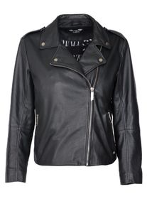 Maze Damen Lederjacke "42023098", schwarz, Gr. 46, 100% Leder, Lamm/ Futter: 100% Polyester/ Ärmelfutter: 100% Polyester, Jacken