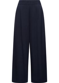 Ragwear Damen Stoffhose "Loggan", blau, klassisch, Gr. XS, Obermaterial: 95% Polyester, 5% Elasthan, Hosen, Stylische Culotte Hose mit Gürtel