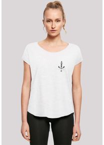 F4NT4STIC Damen T-Shirt "Ahoi Anker Knut & Jan Hamburg", weiß, casual, Gr. XXL, Obermaterial: 100% Baumwolle, Shirts, Print