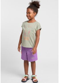 Jack Wolfskin Kinder Shorts "TURBULENCE SHORTS K", lila, Gr. 116, OBERSTOFF: 100% POLYESTER Futter: 100% POLYESTER, Hosen