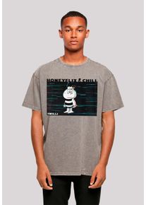 F4NT4STIC Herren T-Shirt "Die Biene Maja Honeyflix And Chill", grau, casual, Gr. M, Obermaterial: 100% Baumwolle, Shirts, Nostalgie, Retro, Heroes of