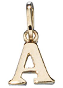 Jobo Damen Buchstaben-Anhänger "Anhänger Buchstabe", A, Gelbgold 333, gold, Gelbgold 333, Schmuckanhänger, 333 Gold