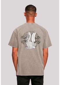 F4NT4STIC Herren T-Shirt "Wickie und die starken Männer", grau, casual, Gr. XXL, Obermaterial: 100% Baumwolle, Shirts, Nostalgie, Retro Print,