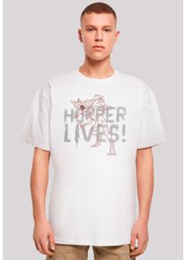 F4NT4STIC Herren T-Shirt "Stranger Things Hoppers Live", weiß, casual, Gr. S, Obermaterial: 100% Baumwolle, Shirts, Premium Qualität