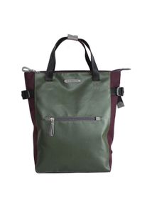 7CLOUDS Cityrucksack "Mendo 7.2", bunt, gewachstes Segeltuch, Tarpaulin, casual, Rucksäcke, 2-in-1 Rucksack-Shopper Funktion