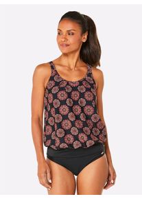 feel good Damen Tankini-Top, bunt, Gr. 38, Elasthan, Polyamid, Bikini-Oberteile