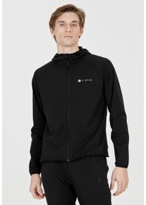 Virtus Herren Laufjacke "Smith", schwarz, casual, Gr. XXXL, unifarben, 76% Nylon, 24% Elasthan, Jacken, mit komfortabler Hyperstretch-Funktion
