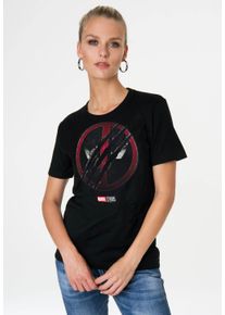 logoshirt Damen T-Shirt "Marvel - Deadpool & Wolverine", schwarz, casual, Gr. XL, bedruckt, 100% Baumwolle, Shirts, mit coolem Marvel-Print