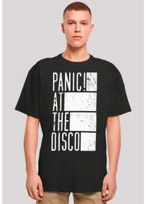 F4NT4STIC Herren T-Shirt "Panic At The Disco Block Text", schwarz, casual, Gr. M, Obermaterial: 100% Baumwolle, Shirts, Premium Qualität